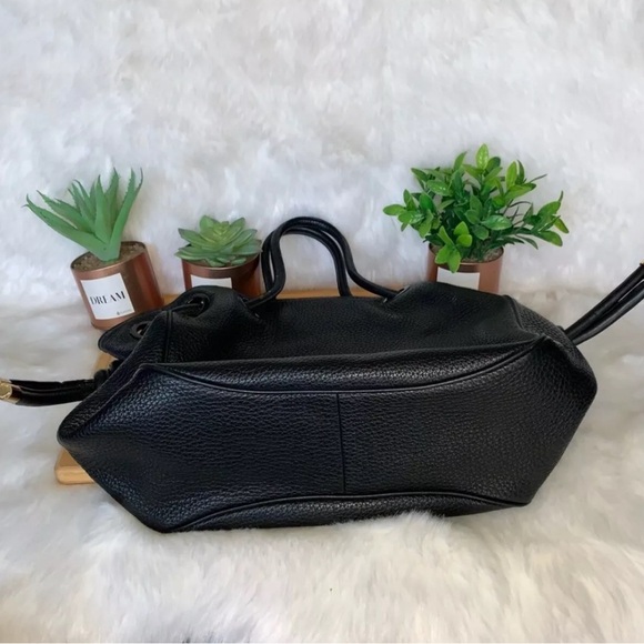 Michael Kors Dalia  Leather Shoulder Tote Large Black Handbag Retail $384 - Picture 7 of 15